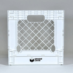 Groove Crate - Stackable Milk Crate - White