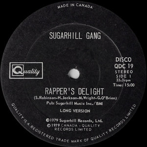 Sugarhill Gang - Rapper's Delight (12")