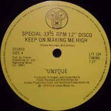 Unyque - Keep On Making Me High / Party Down (12")
